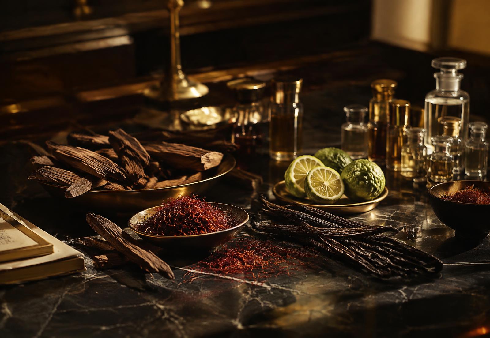 Raw perfume ingredients